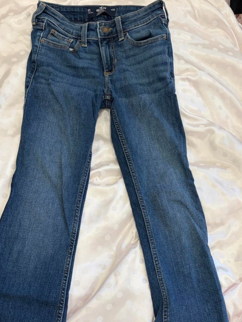 Hollister Co. Women's Blue and Navy Jeans